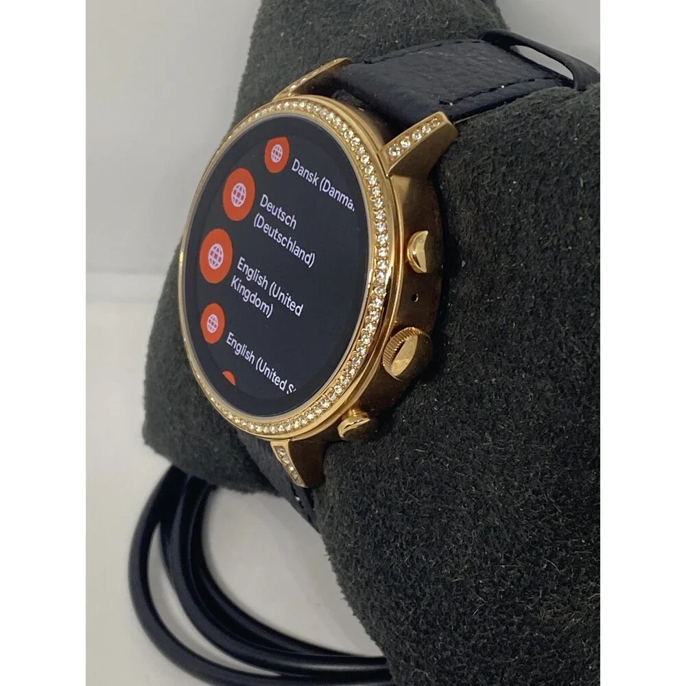 Fossil Gen 4 Authentic Digital Dial Smart Watch Custom Band FTW6015 AB522